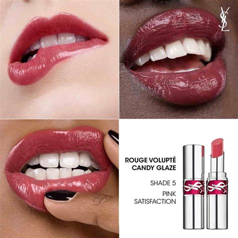 ysl gloss volupte 17|ysl candy glaze 05.